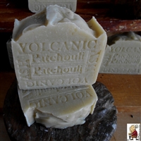 Volcanic Ash Soap Bar  With Cocoa Butter and scented with  Patchouli , Natural Skin Care Handcrafted Soap  - The Way Traditional Soap Was Made., great for all Skin types