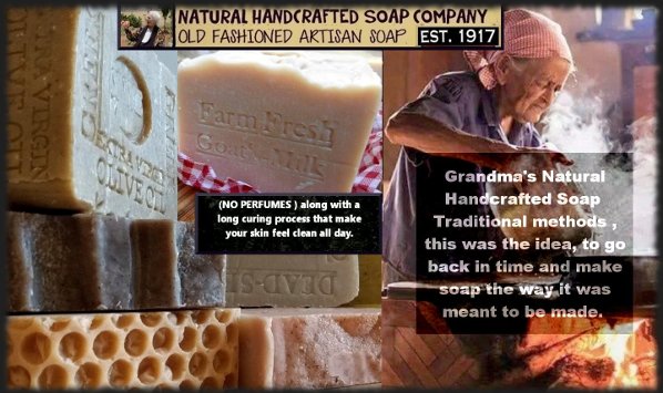 Grandma's Handmade Handcrafted Soap All Natural 